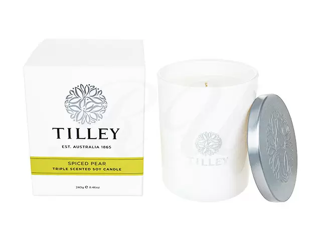 【tilley】スパイスピアー トリプルセンティッド ソイキャンドル (1本240g) 【tilley】スパイスピアー トリプルセンティッド ソイキャンドル (1本240g)