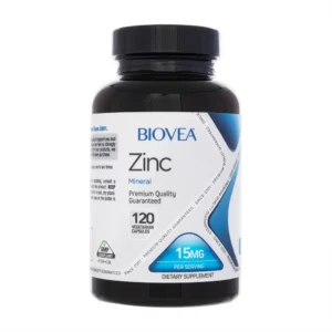 【biovea】ジンク15mg （1本120ベジカプセル）