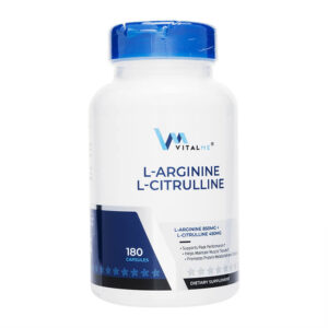 【vitalme】バイタルミー l アルギニン＆l シトルリン （1本180カプセル）